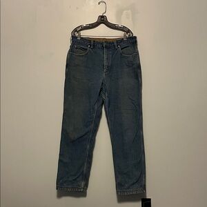 Men’s Duluth Trading Co. Flannel Lined Straight Leg Jeans